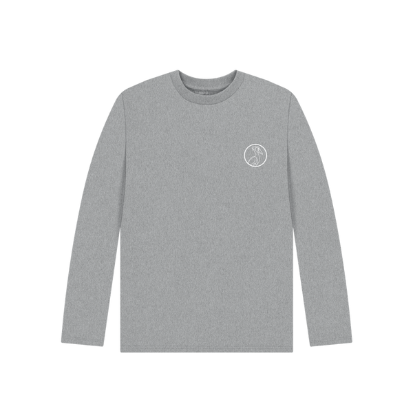 Athletic Grey Printed Kids T-Shirt Front