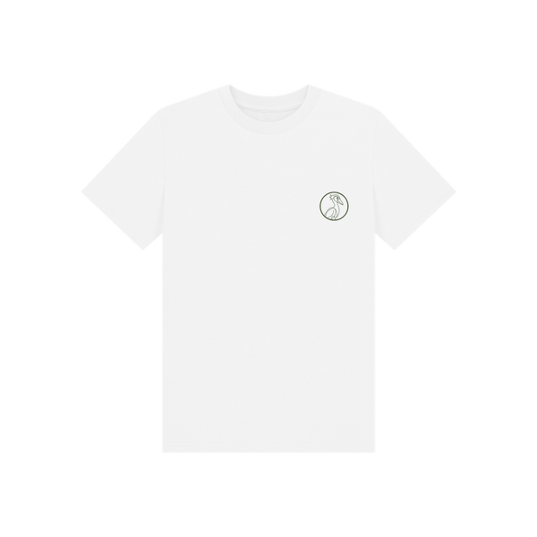 White Printed Kids T-Shirt Front