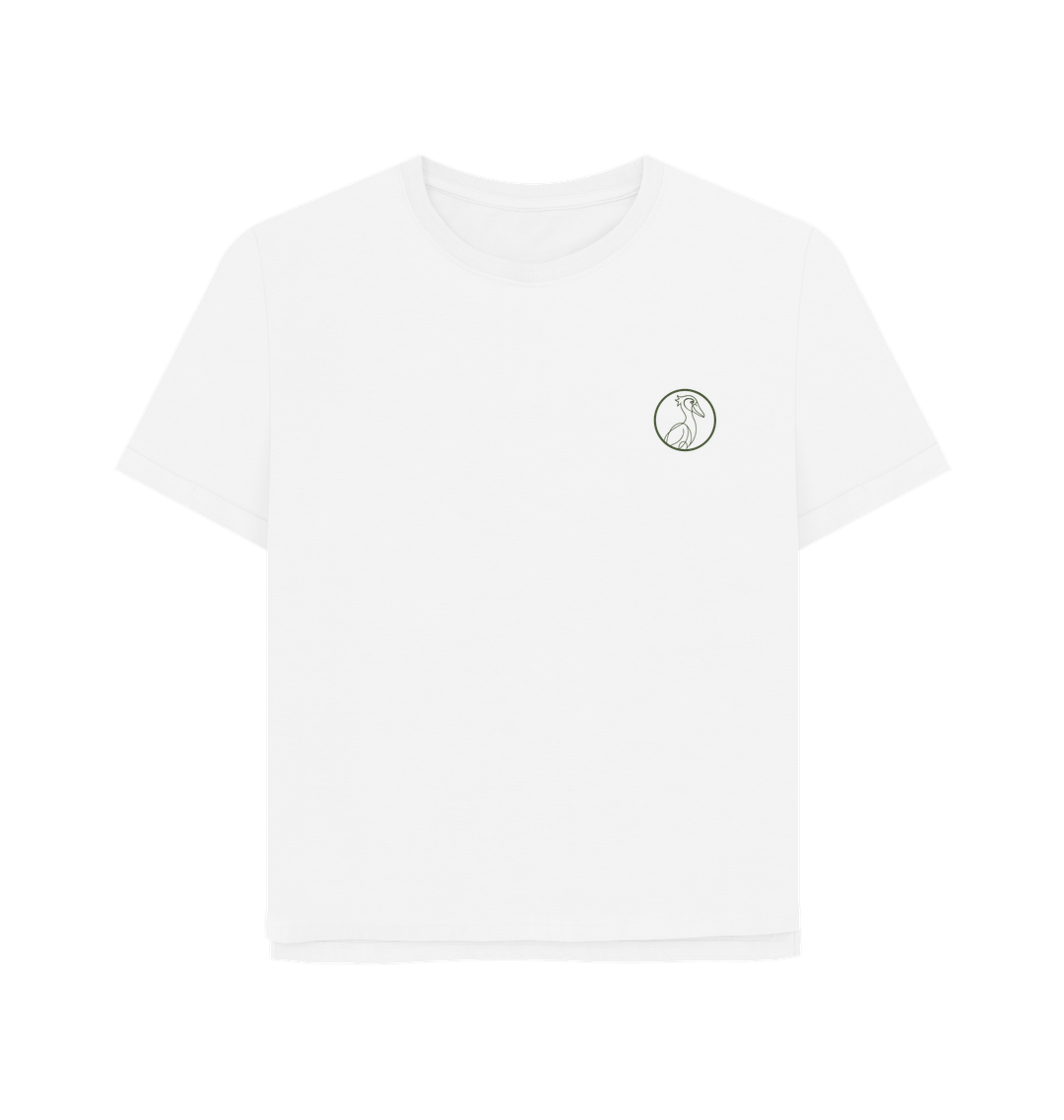 White Printed T-shirt Front