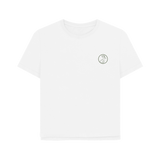 White Printed T-shirt Front
