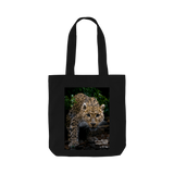 Black Printed Bag Front