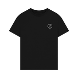 Black Printed T-shirt Front