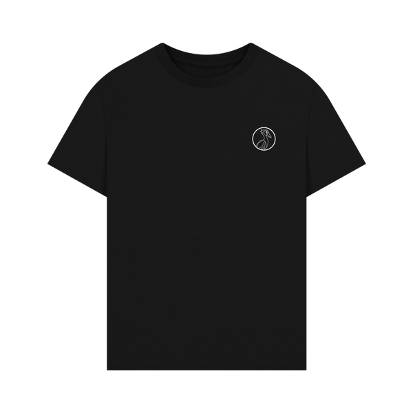 Black Printed T-shirt Front