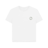 White Printed T-shirt Front
