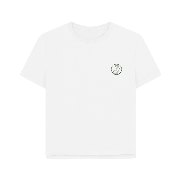 White Printed T-shirt Front