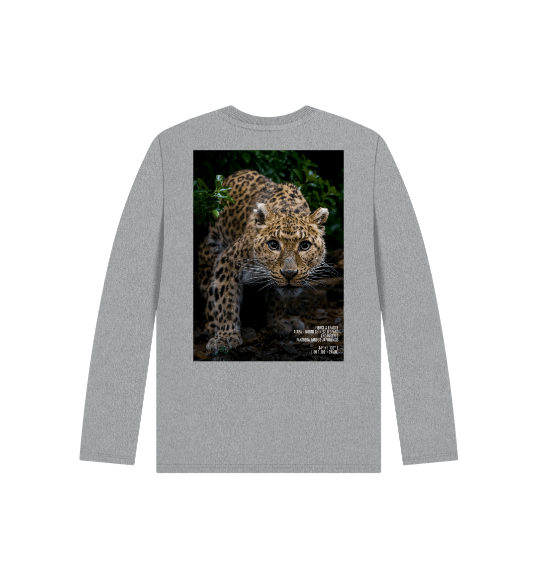 Athletic Grey Printed Kids T-Shirt Back