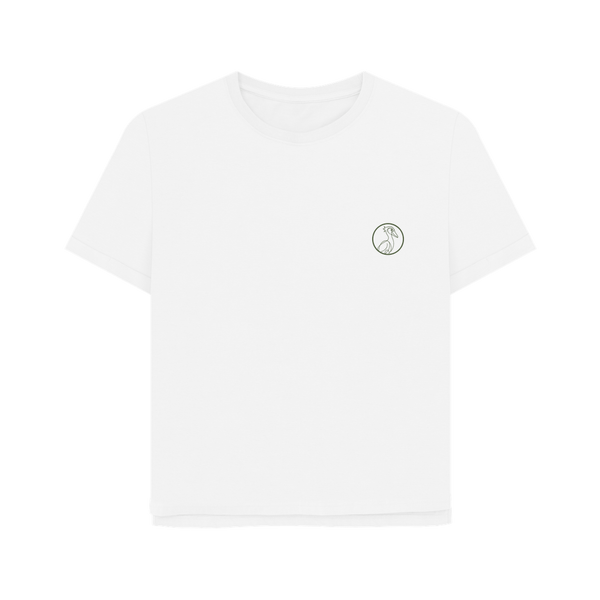 White Printed T-shirt Front