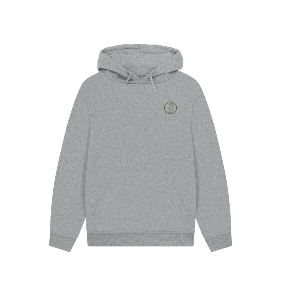 Athletic Grey Printed Hoody Front