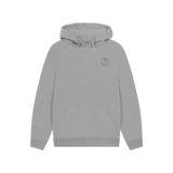 Athletic Grey Printed Hoody Front