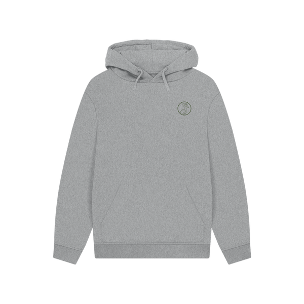 Athletic Grey Printed Hoody Front