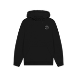 Black Printed Hoody Front