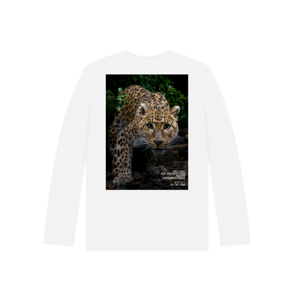 White Printed Kids T-Shirt Back