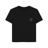 Black Printed T-shirt Front