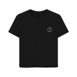 Black Printed T-shirt Front