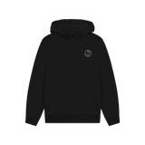 Black Printed Hoody Front