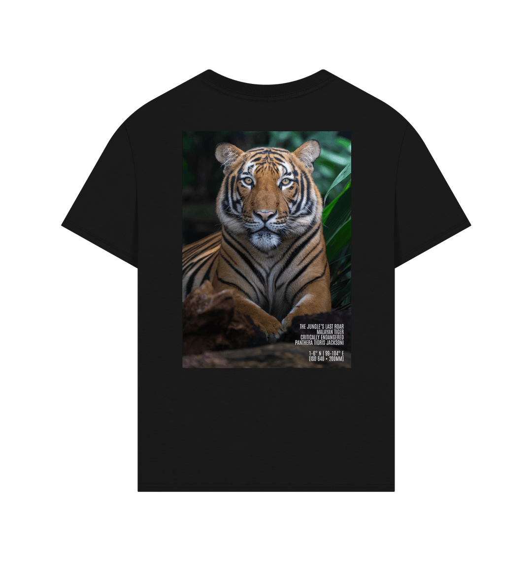 Black Printed T-shirt Back