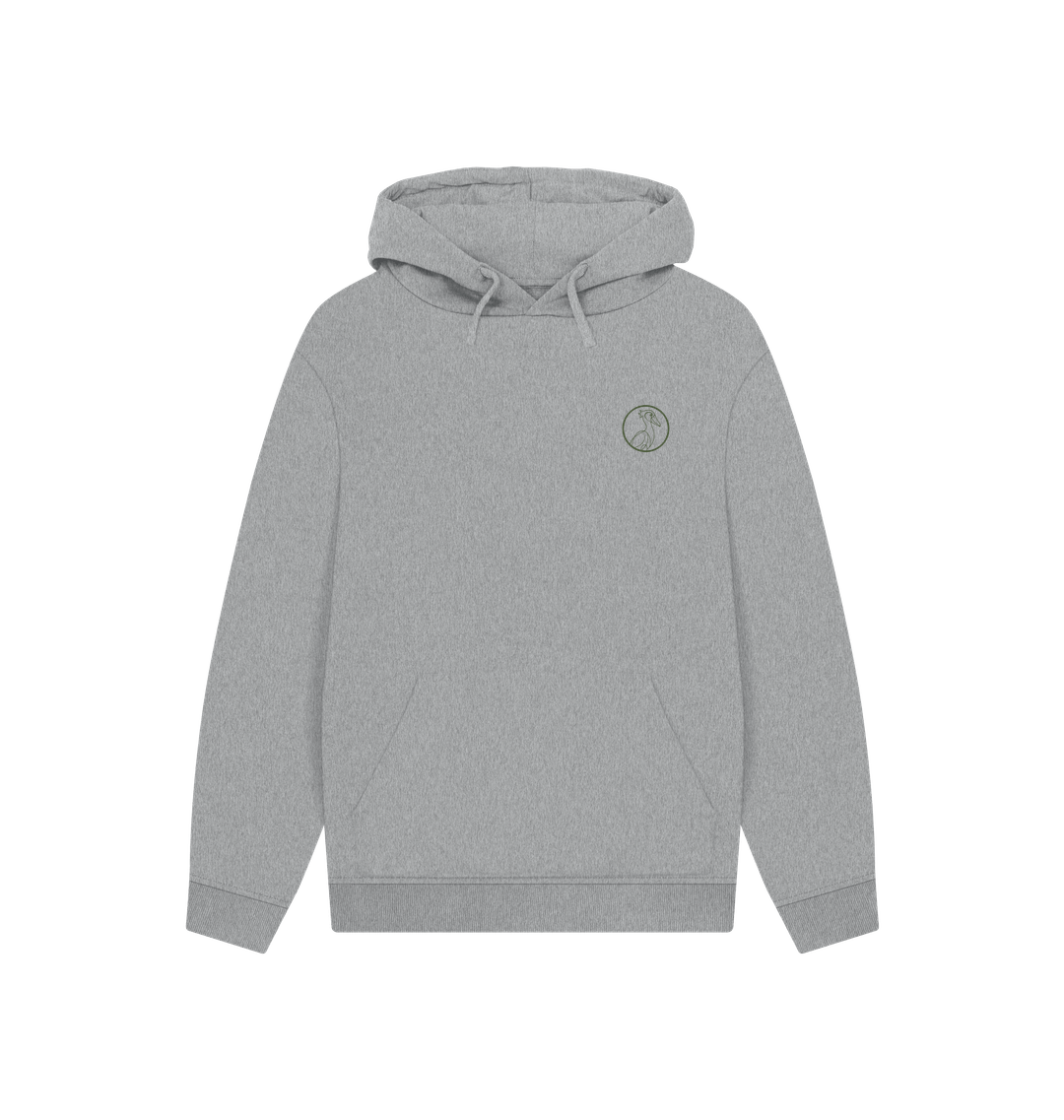 Athletic Grey Printed Hoody Front