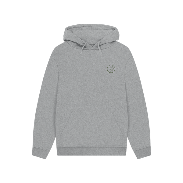 Athletic Grey Printed Hoody Front