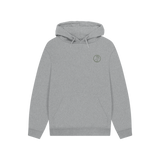 Athletic Grey Printed Hoody Front