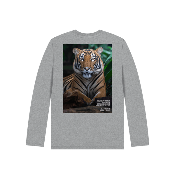 Athletic Grey Printed Kids T-Shirt Back