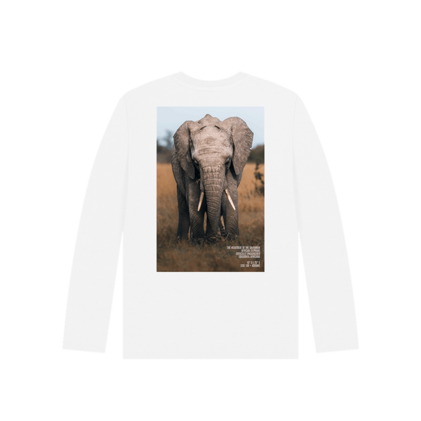 White Printed Kids T-Shirt Back