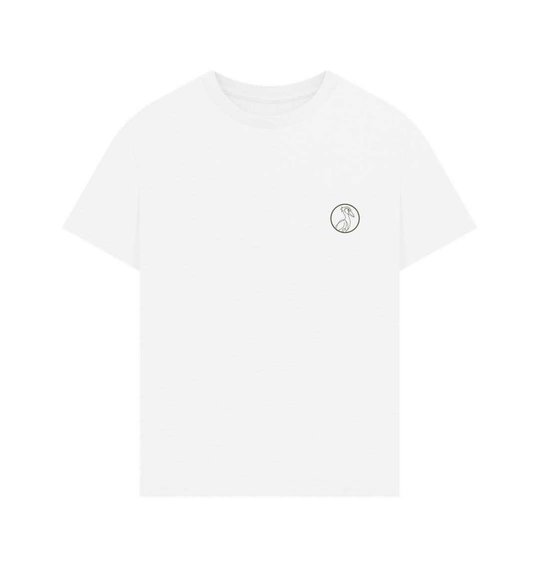 White Printed T-shirt Front