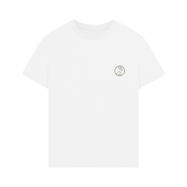 White Printed T-shirt Front