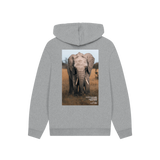 Athletic Grey Printed Hoody Back