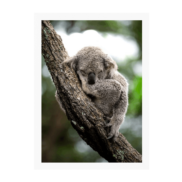 White Frame Framed art print Front