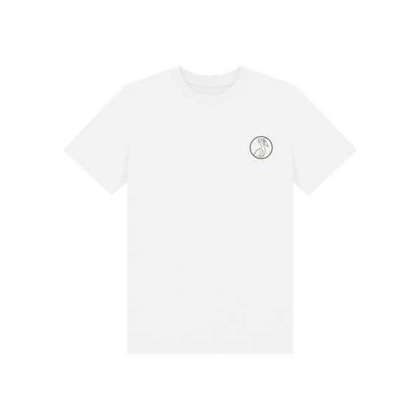 White Printed Kids T-Shirt Front