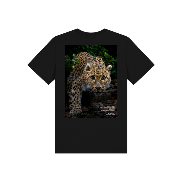 Black Printed Kids T-Shirt Back