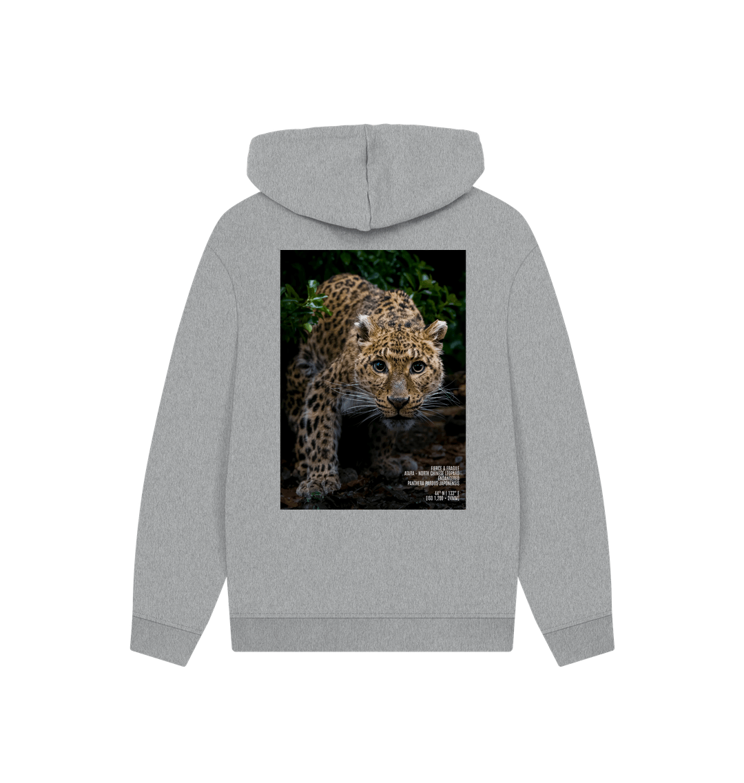 Athletic Grey Printed Hoody Back