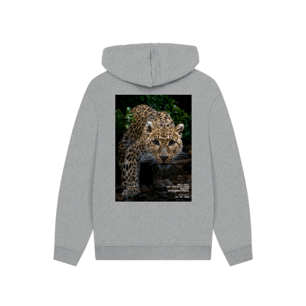 Athletic Grey Printed Hoody Back