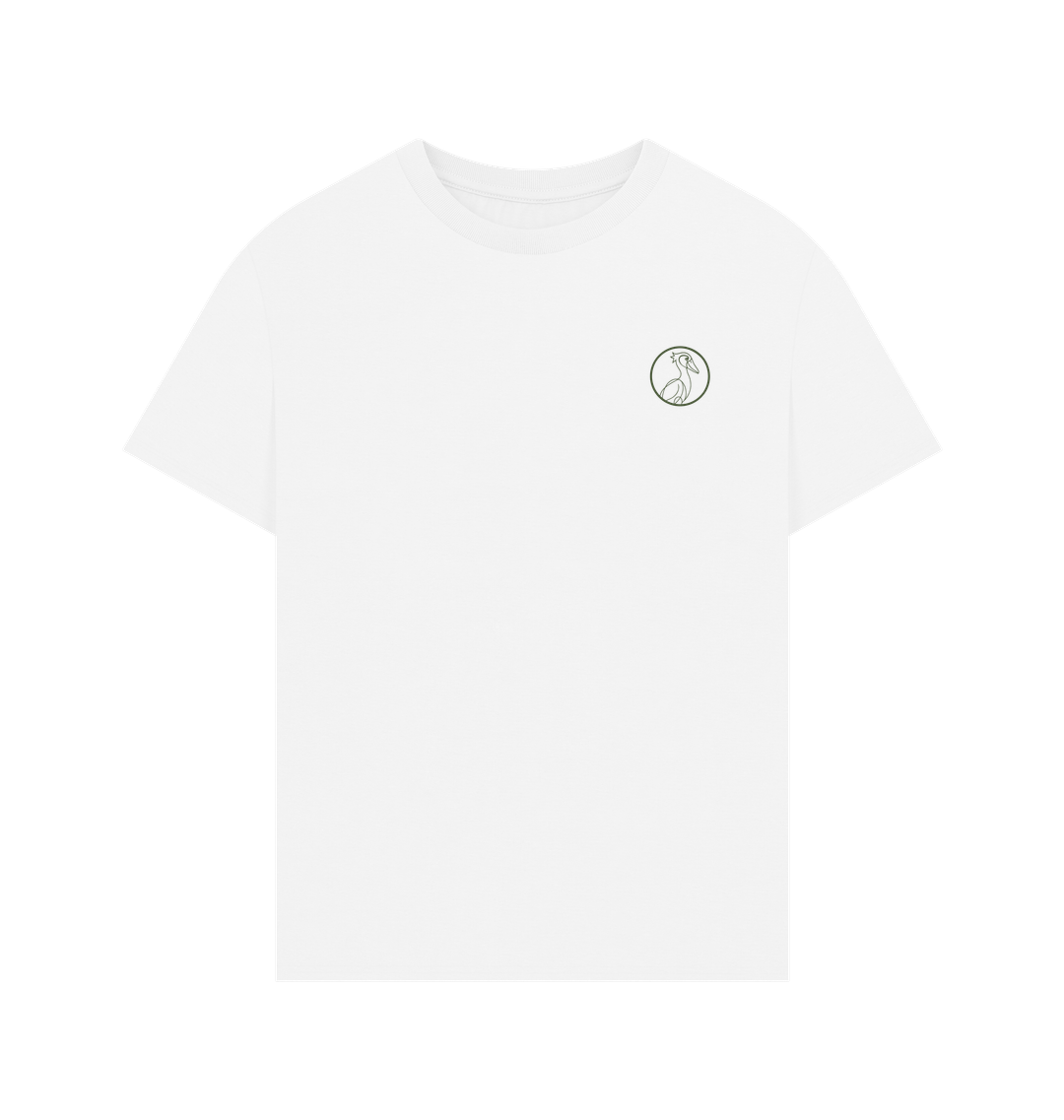 White Printed T-shirt Front