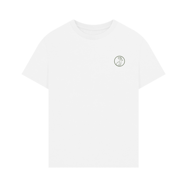 White Printed T-shirt Front