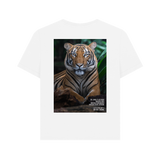 White Printed T-shirt Back