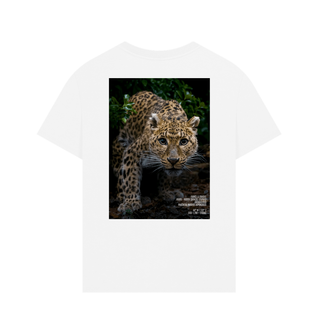 White Printed T-shirt Back