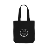 Black Printed Bag Back