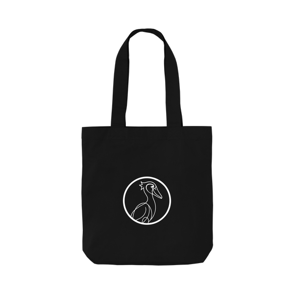 Black Printed Bag Back