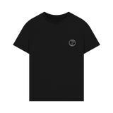 Black Printed T-shirt Front