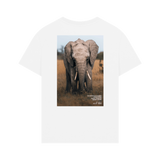 White Printed T-shirt Back