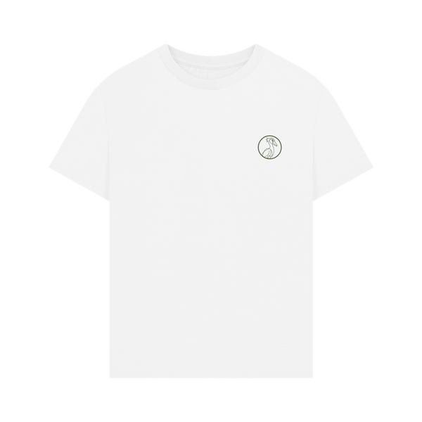 White Printed T-shirt Front