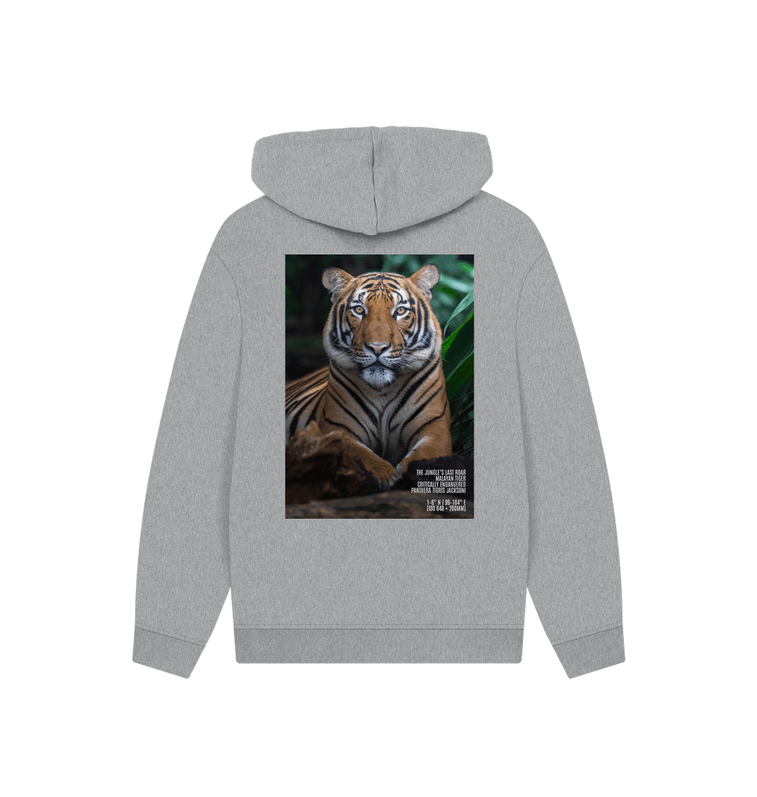 Athletic Grey Printed Hoody Back