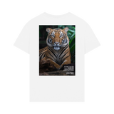 White Printed T-shirt Back