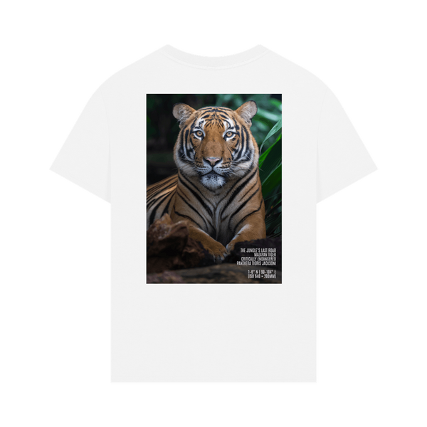 White Printed T-shirt Back