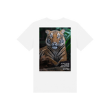 White Printed Kids T-Shirt Back