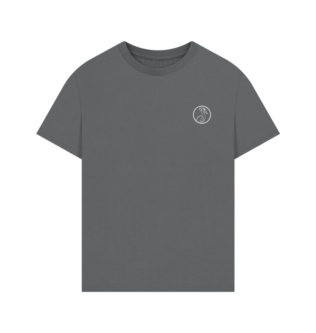 Slate Grey Printed T-shirt Front