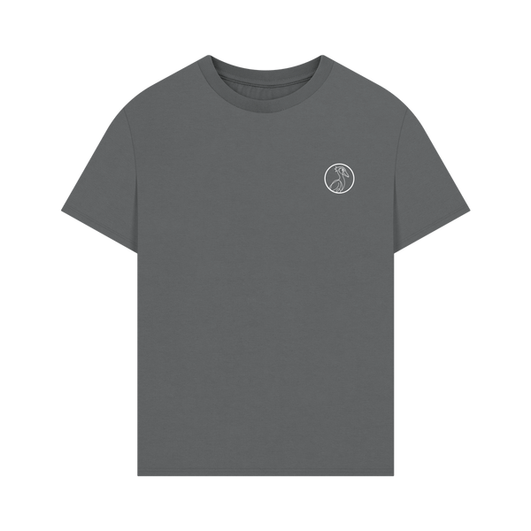 Slate Grey Printed T-shirt Front