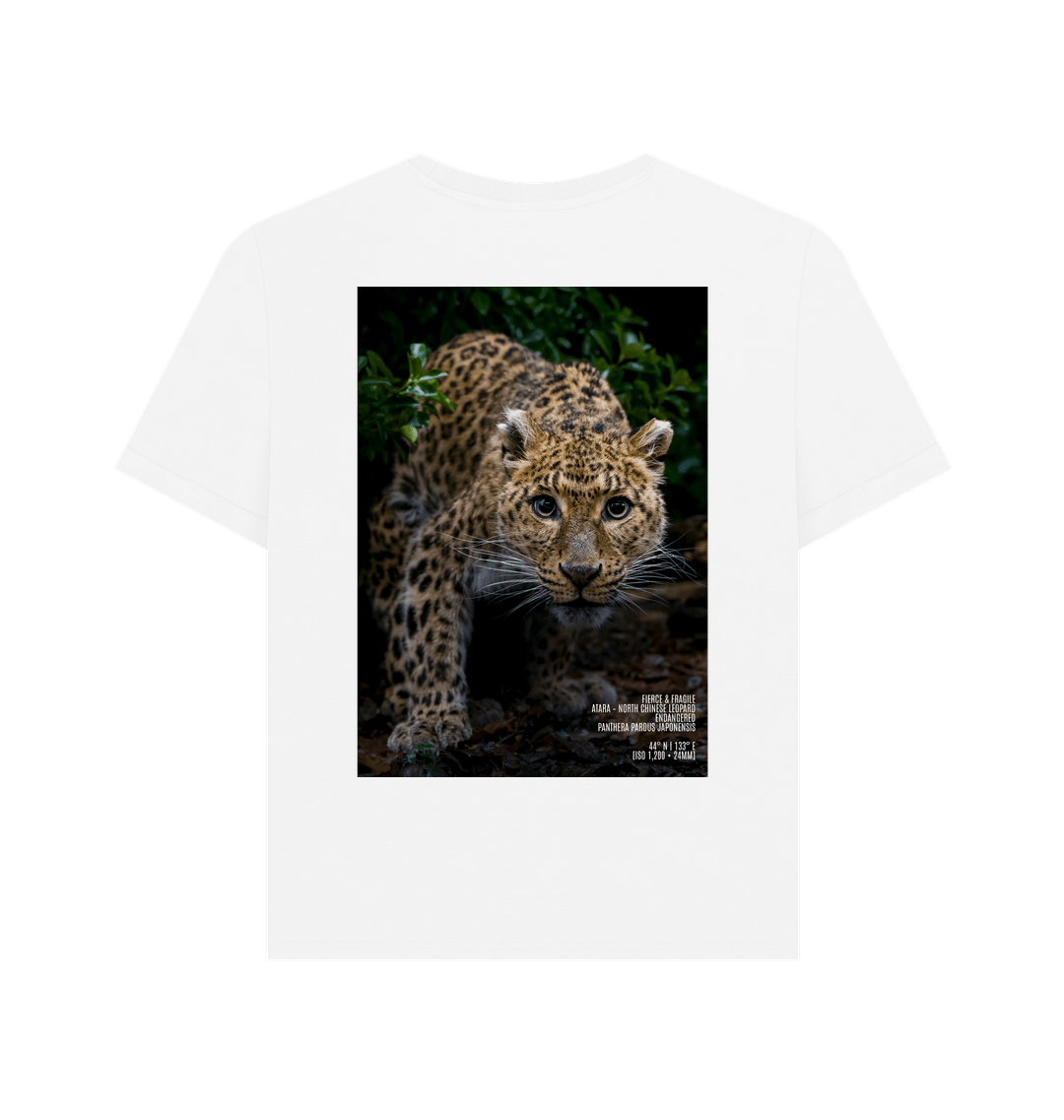 White Printed T-shirt Back