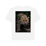 White Printed T-shirt Back